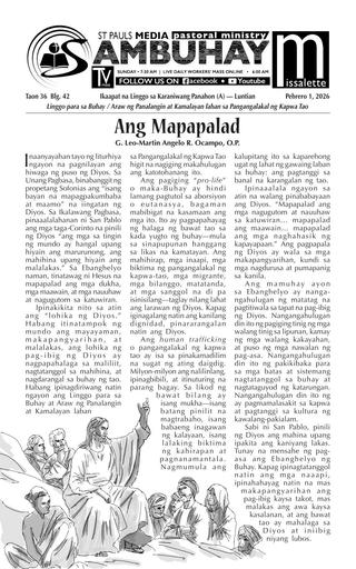 T20260201 Ika 4 na Linggo sa Karaniwang Panahon (A)