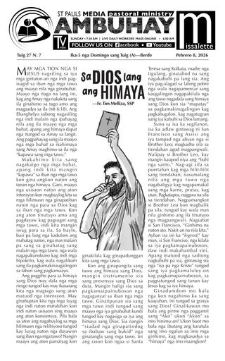 H20260208 Ika 5 nga Domingo sang Tuig (A)