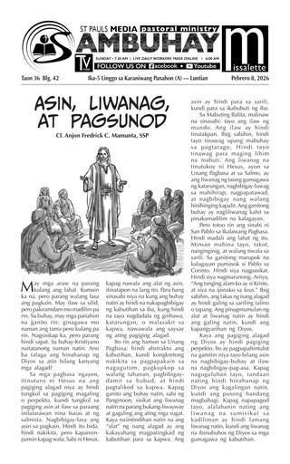 T20260208 Ika 5 Linggo sa Karaniwang Panahon (A)