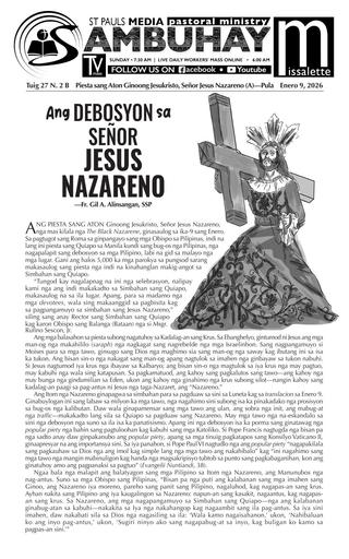 H20260109 Piesta sang Señor Jesus Nazareno