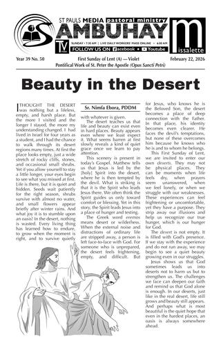 E20260222 First Sunday of Lent (A)