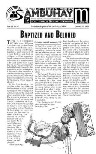 E20260111 Feast of the Baptism of the Lord